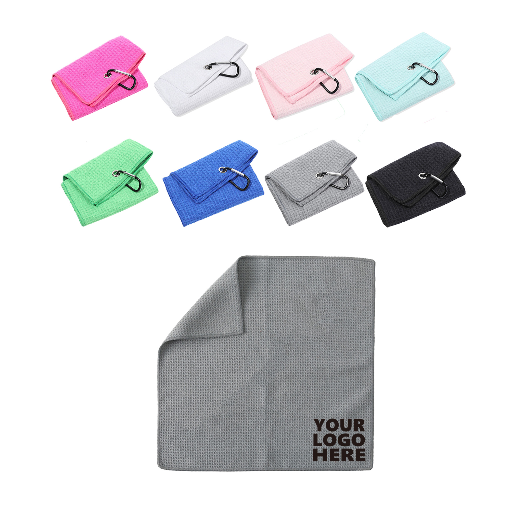 Microfiber Fabric Golf Towel 3