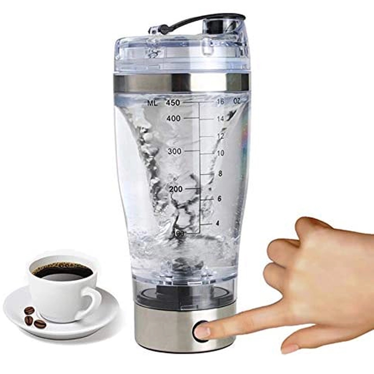 Electric Shaker Bottle Portable Fitness Sports Mixer Cup 3