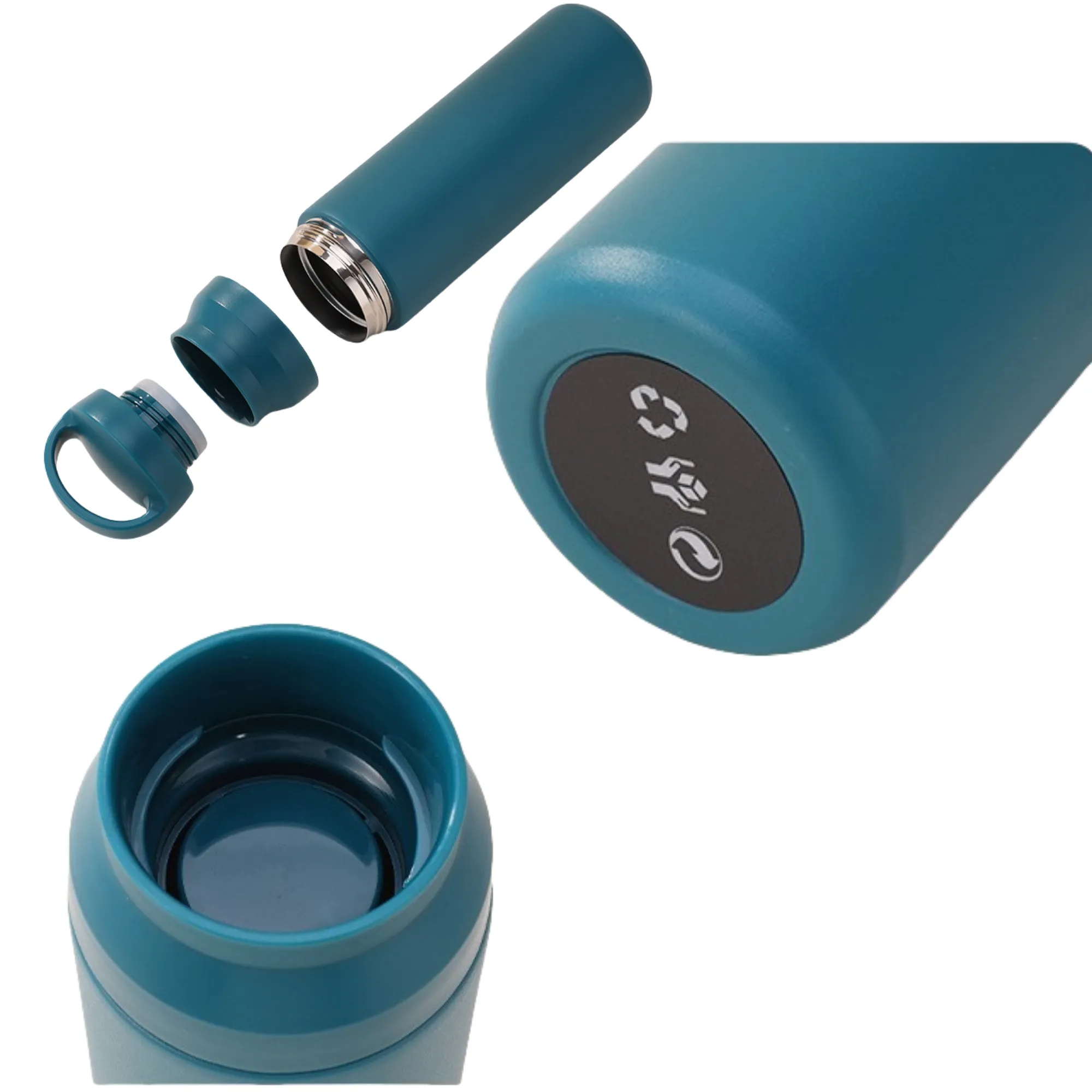 304 Stainless Steel Insulated Bottle-Handle-type Or Flat-lid 4