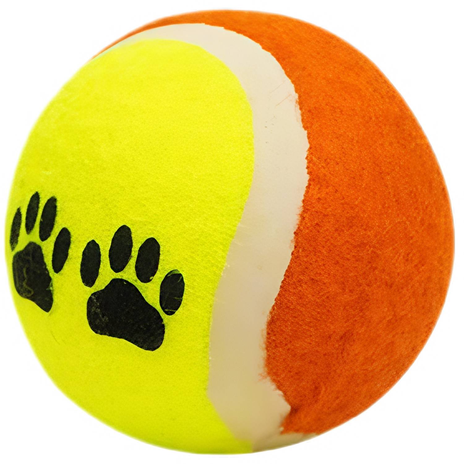 Pet Paw Print Interactive Tennis Ball Toy 8