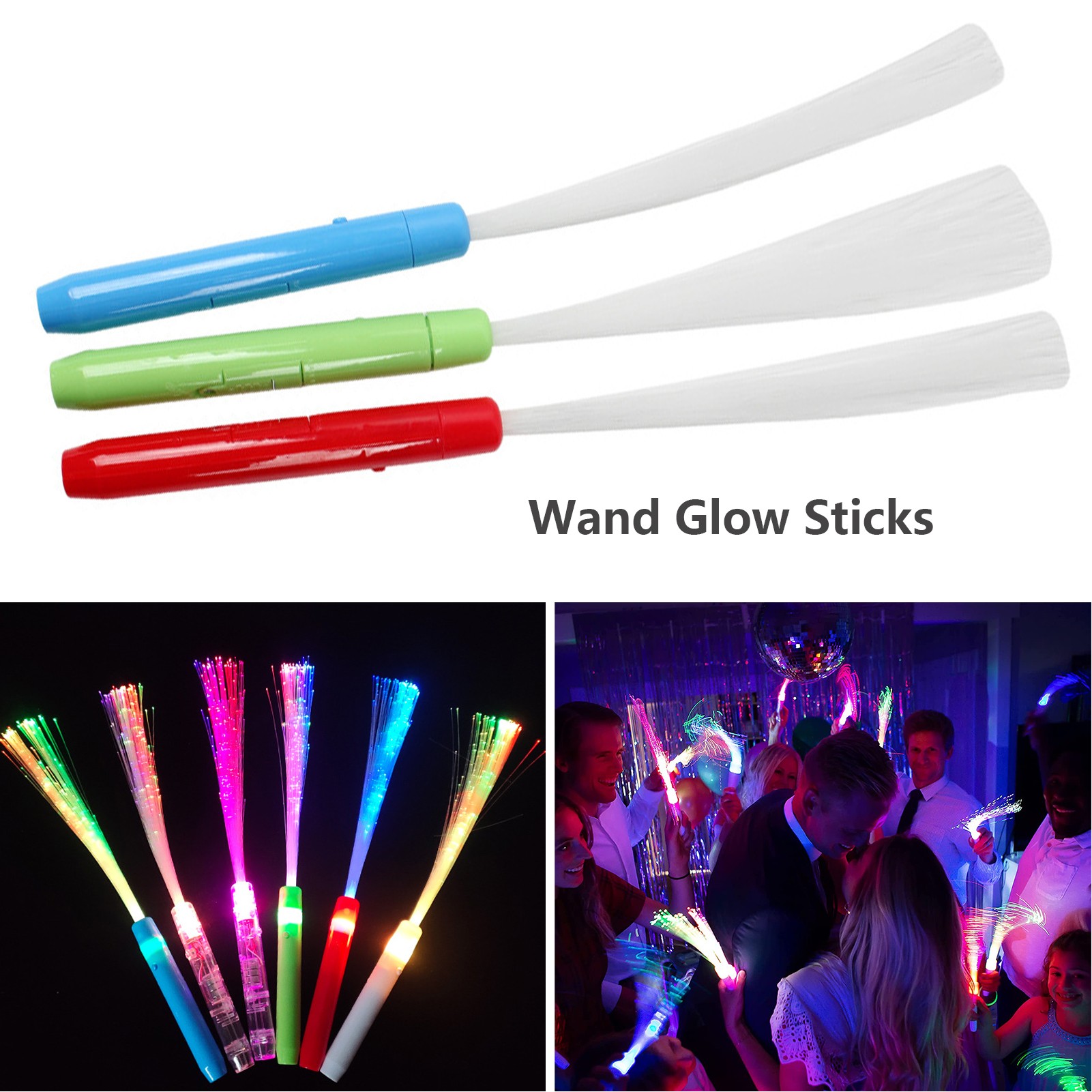 Led Flash Fiber Optic Glow Stick 3