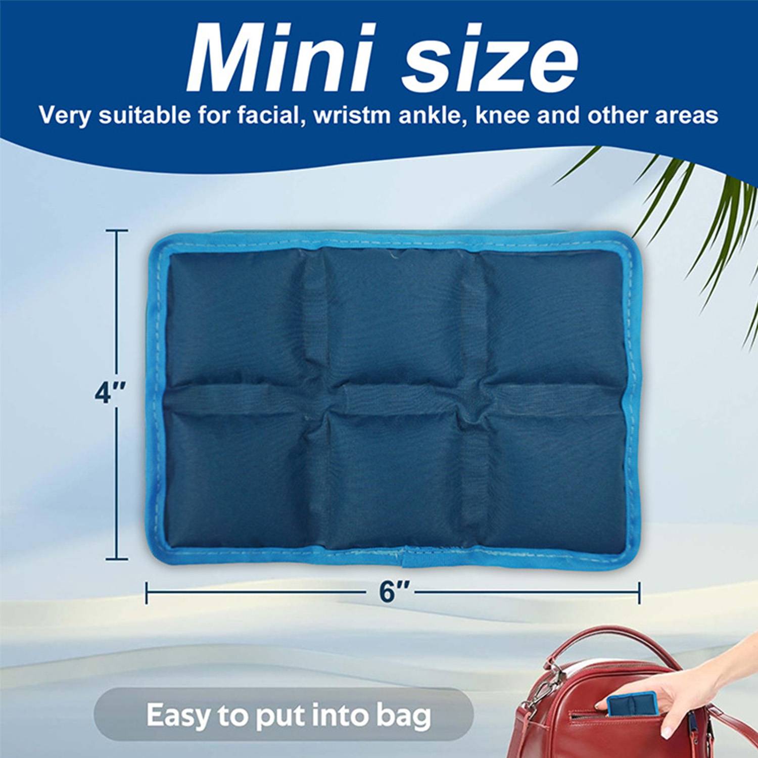 4pcs Reusable Gel Ice Packs for Sports Picnic 9