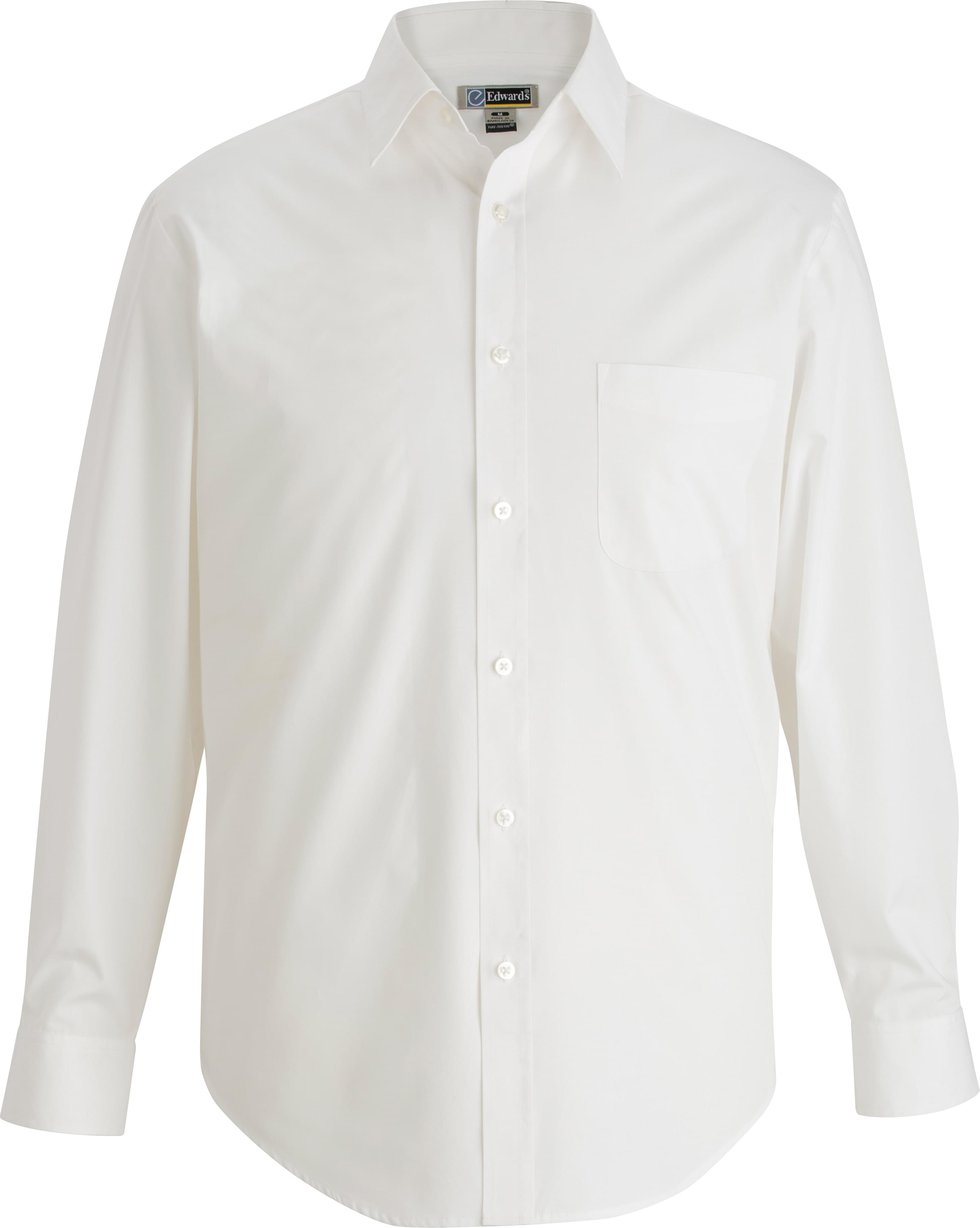 Essential Broadcloth Long Sleeve Mens Shirt
