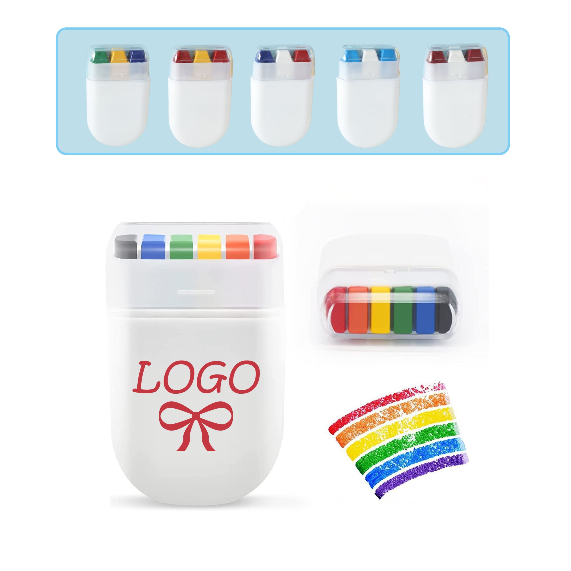 Colorful Rainbow Face Painting Stick 2