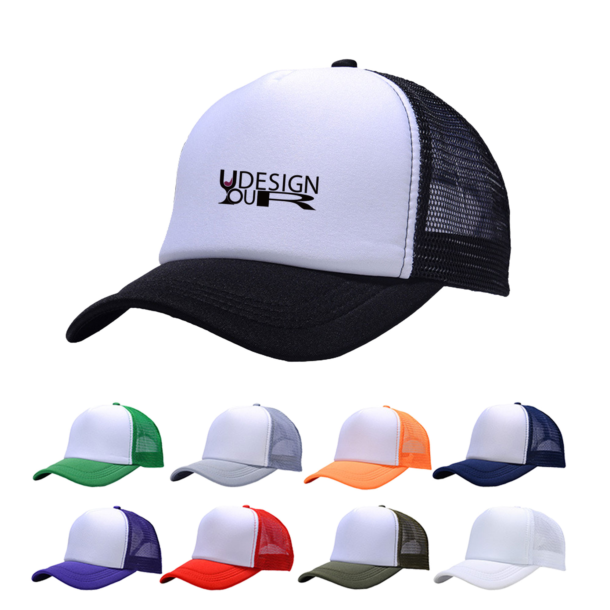 Breathable Mesh Cap Custom Logo Trucker Style 1