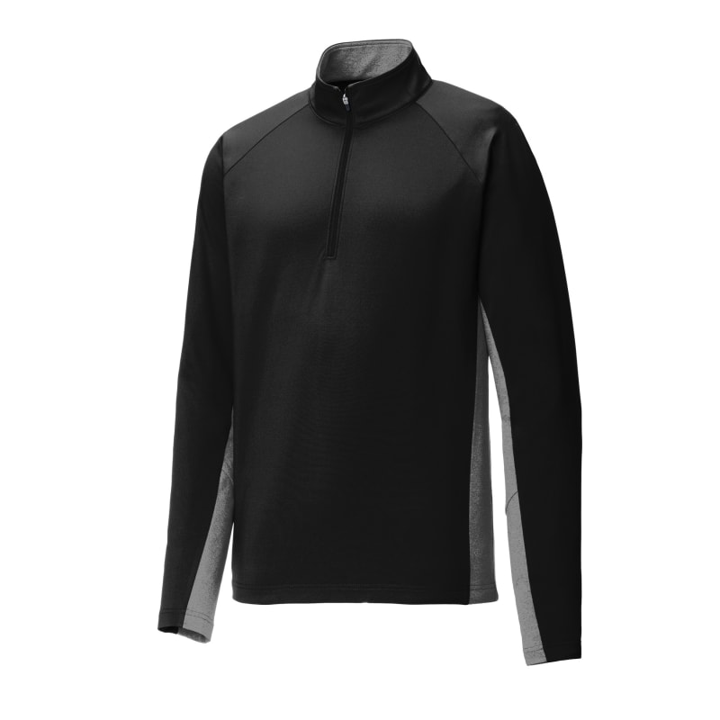 Sport-Tek Sport-Wick Stretch Contrast 1/4-Zip Pullover. 19