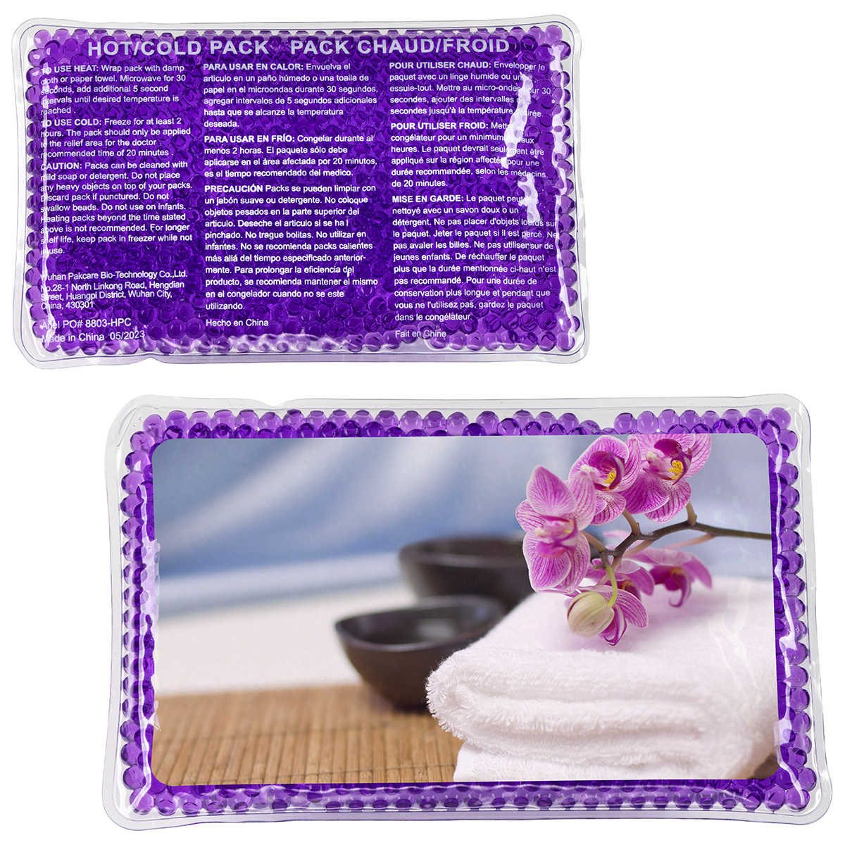 Treat Yourself Large Rectangle Aqua Pearls™ Hot/Cold Pack 5