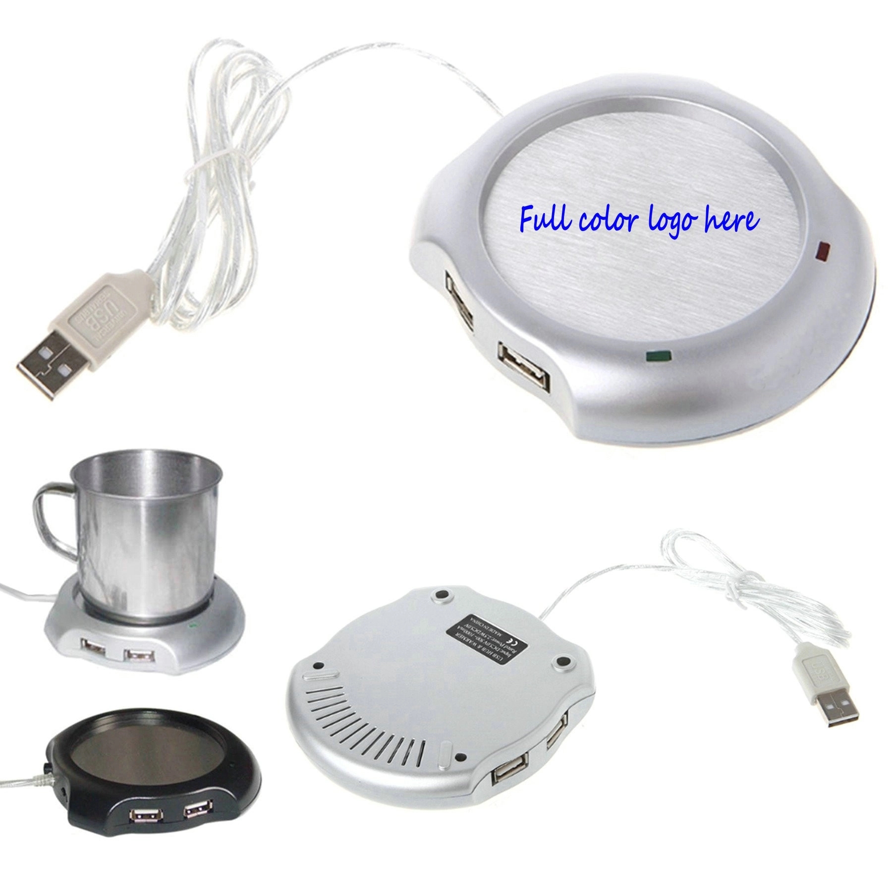 MOQ 50PCS Aluminium Coffee Mug Warmer USB 13