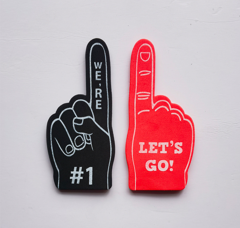 Custom Mini EVA/Sponge Foam Cheering Finger Covers 3
