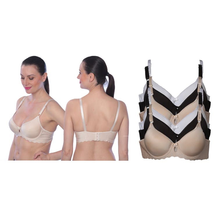 Women's Plus Size Bras - Classic Colors 36C-44D Padded Underwire 2