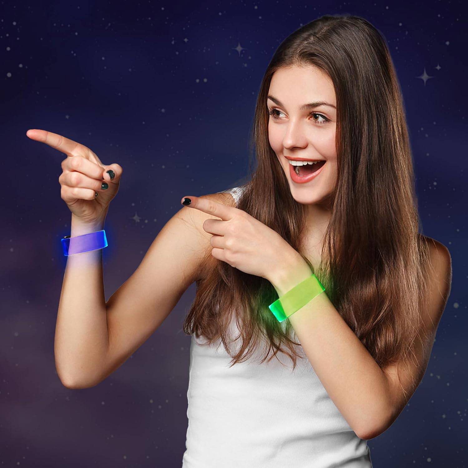 Transparent TPU Luminous Magnetic Bracelet 5