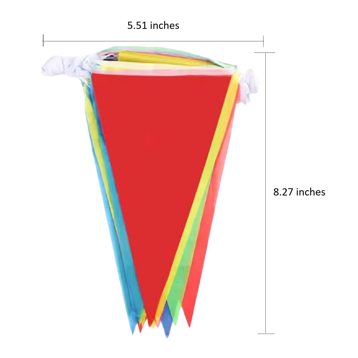 9" x 6" Triangle Spring Bunting Flag 4