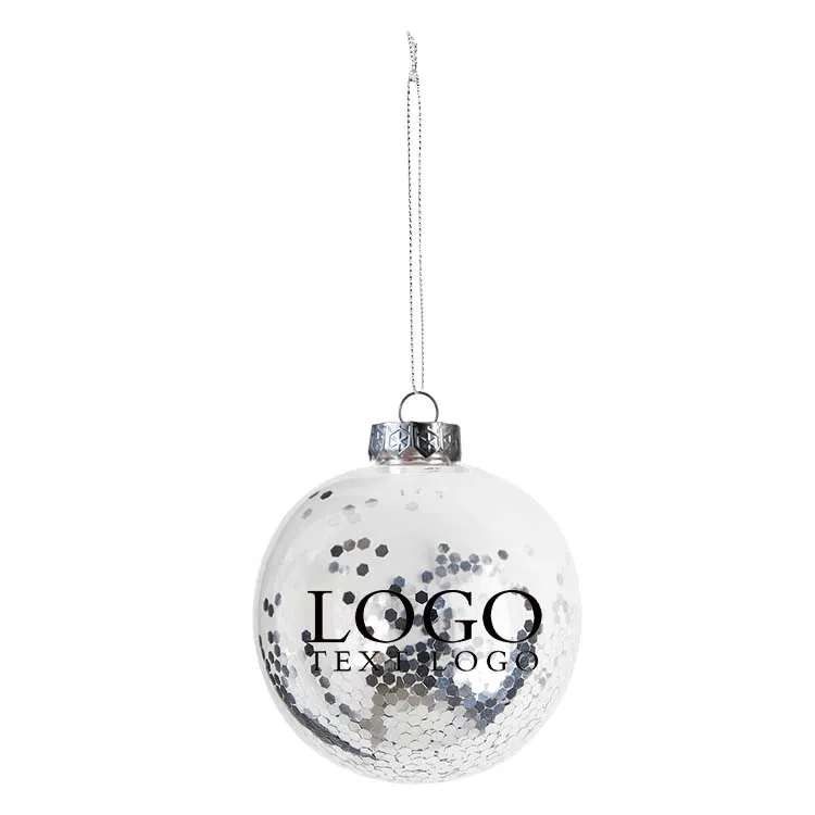 Shatter Resistant Confetti Holiday Ornaments 11