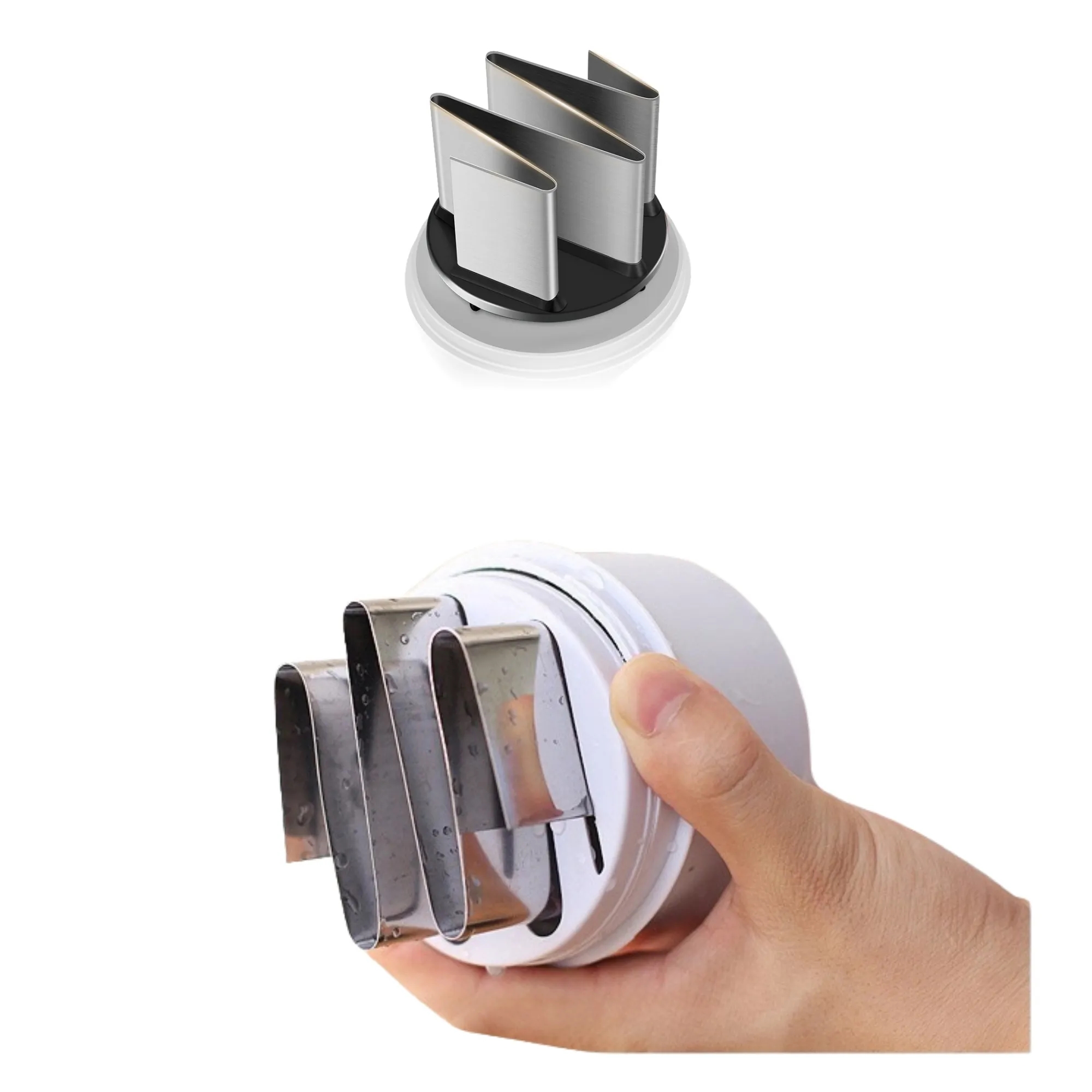 Portable Manual Hand Food Chopper Cut 3