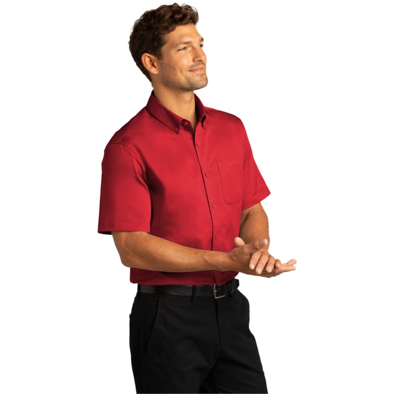 Port Authority Short Sleeve SuperPro React Twill Shirt. 60