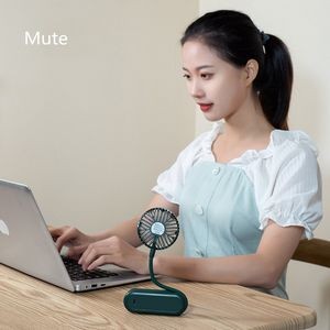 Mini Desk Flexible Folding Neck Hung Wearable Fan 7