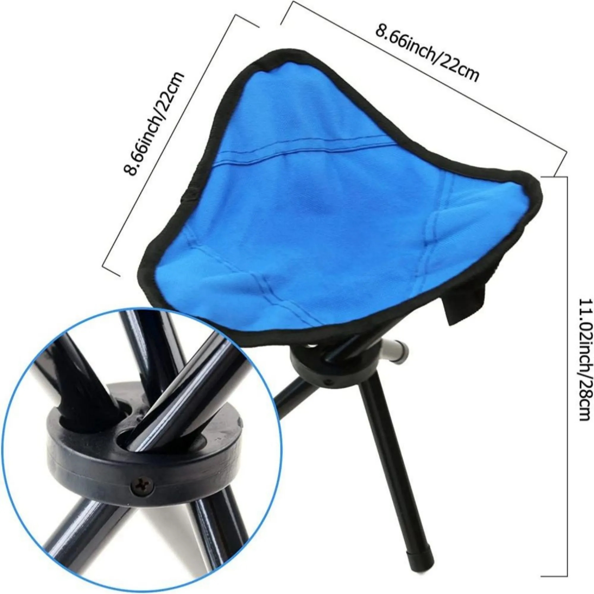 Portable Camping 3 Legs Slacker Chair 2