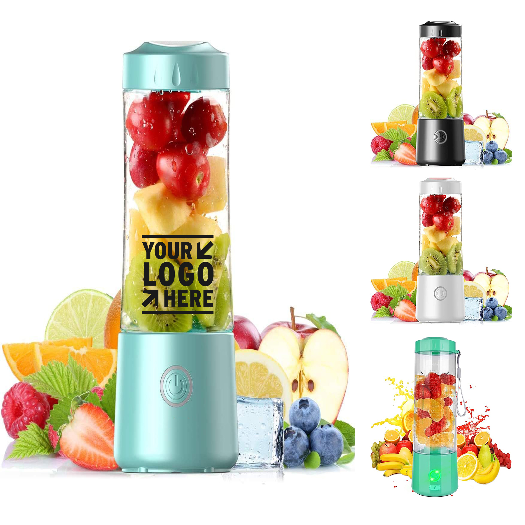 USB Portable Blender 13.5 Oz Personal Size Juicer Cup 2