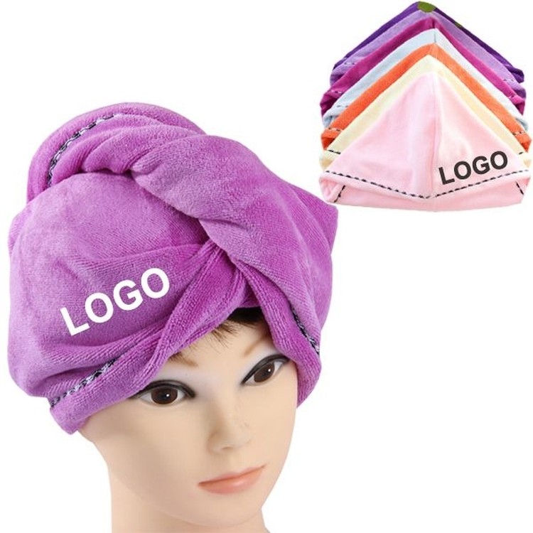 Micro Fiber Quick Hair-Drying Towel Cap 2