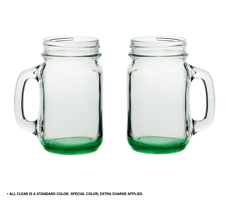 Mason Drinking Jar with Handle, 16 oz. 6