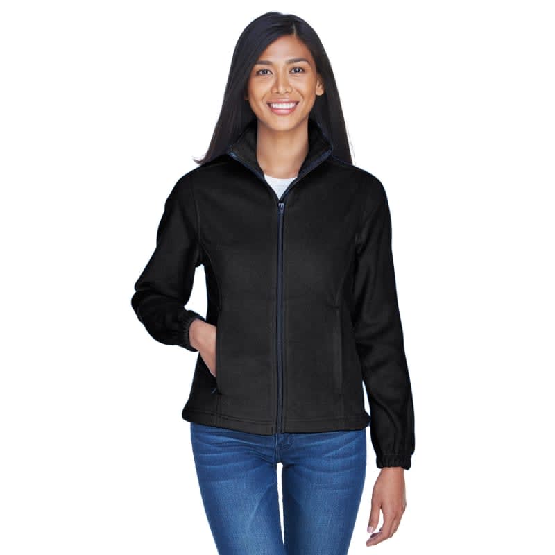 UltraClub Ladies' Iceberg Fleece Full-Zip Jacket 2