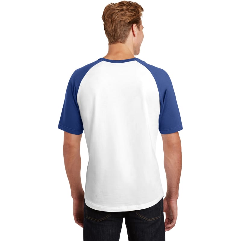 Sport-Tek Short Sleeve Colorblock Raglan Jersey. 18