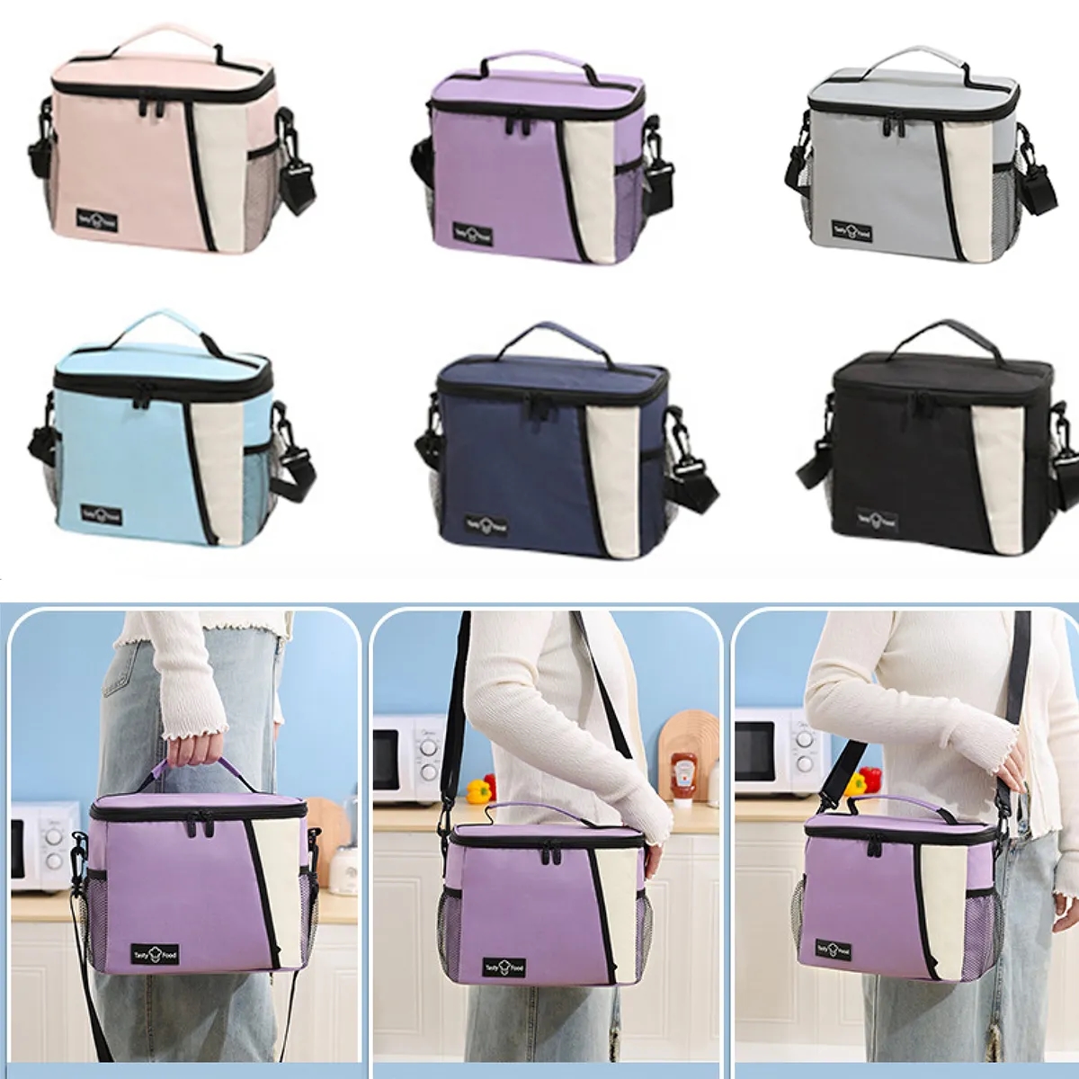Portable Insulated Cooler Lunch Picnic Travel Bag 2