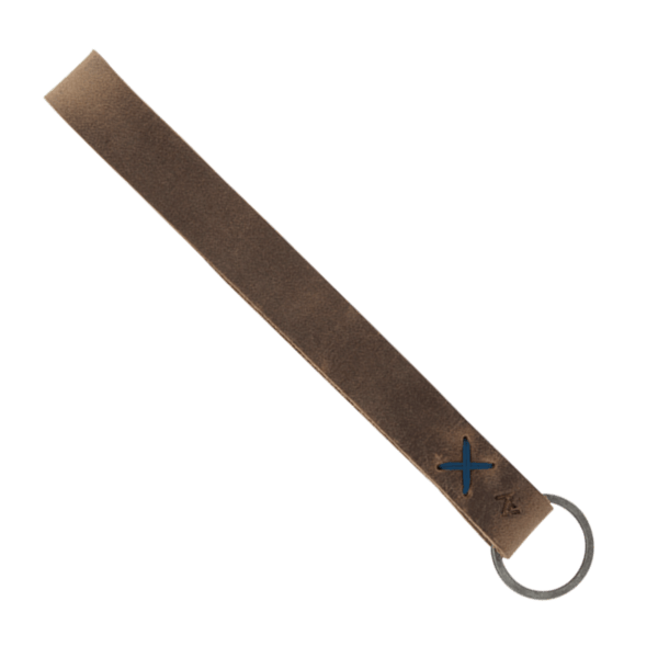 Hayward Leather Wrist Keychain with Metal Split-Ring 11