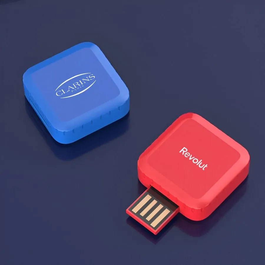 Square 360 Rotating USB 8