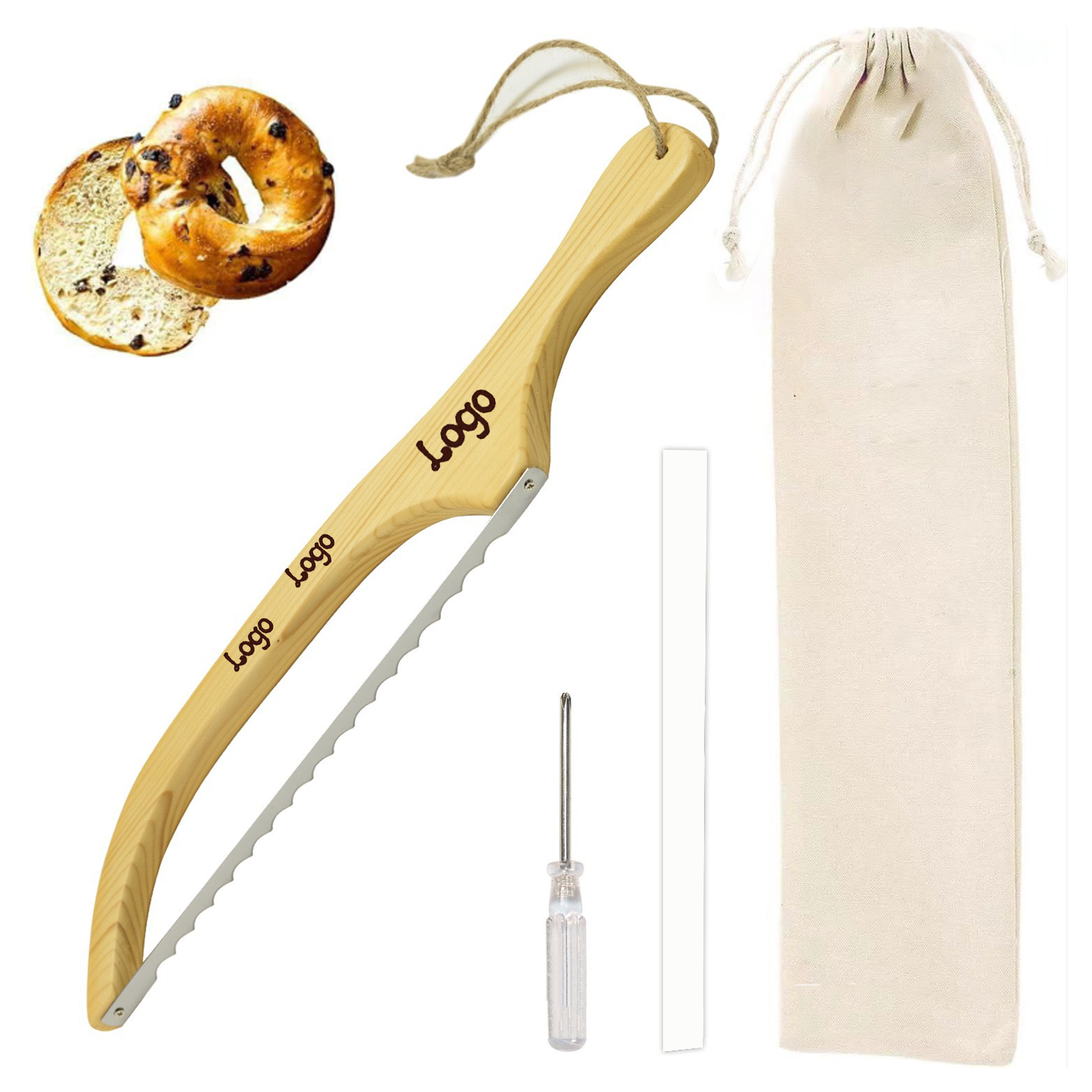 MOQ20 Bow-Shaped Easy-Cut Bread Knife 2