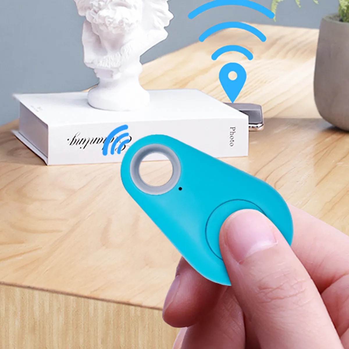 Bluetooth Smart Tracker Tag With Keychain Hole 2