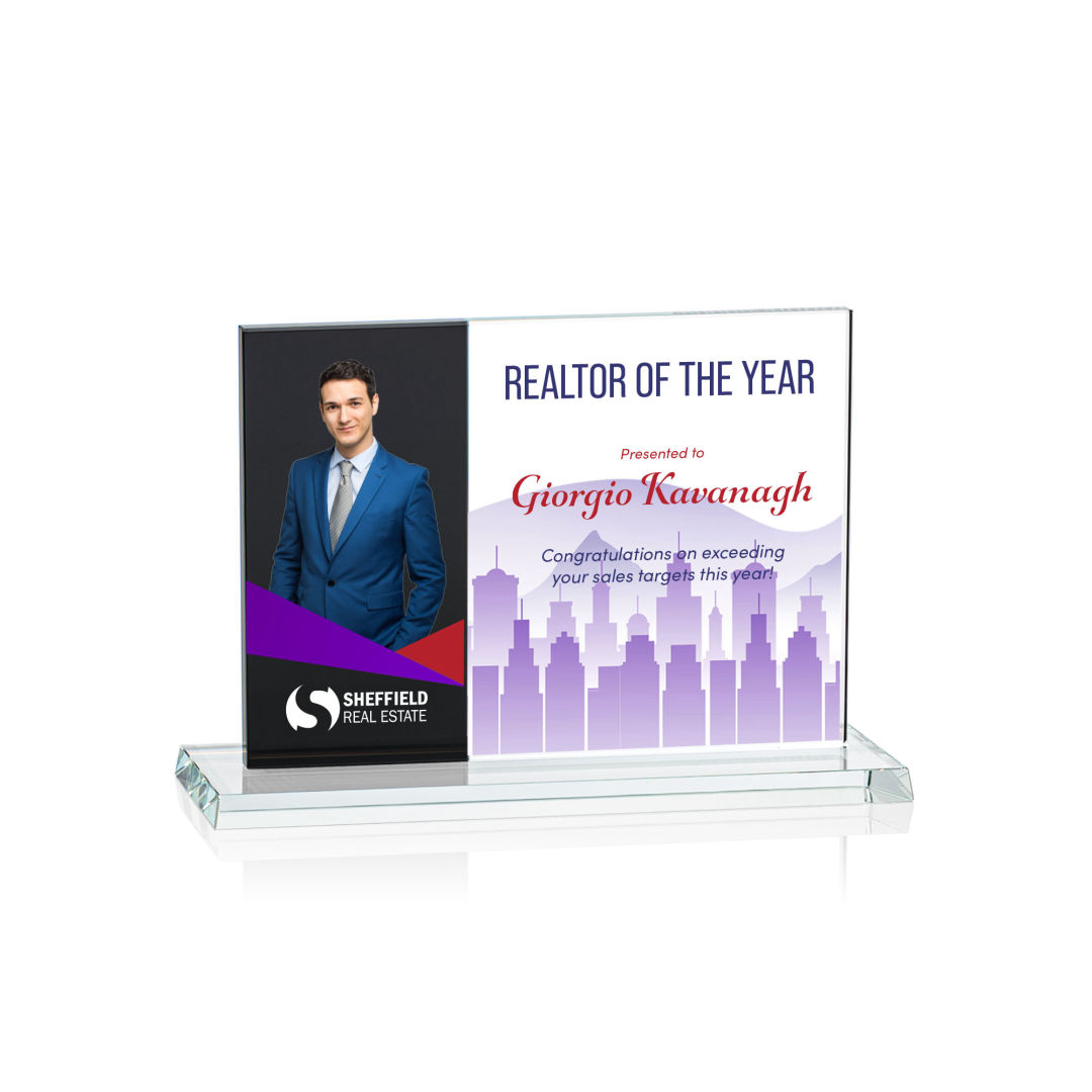 Composite Horizontal VividPrint™ Award - Black 3