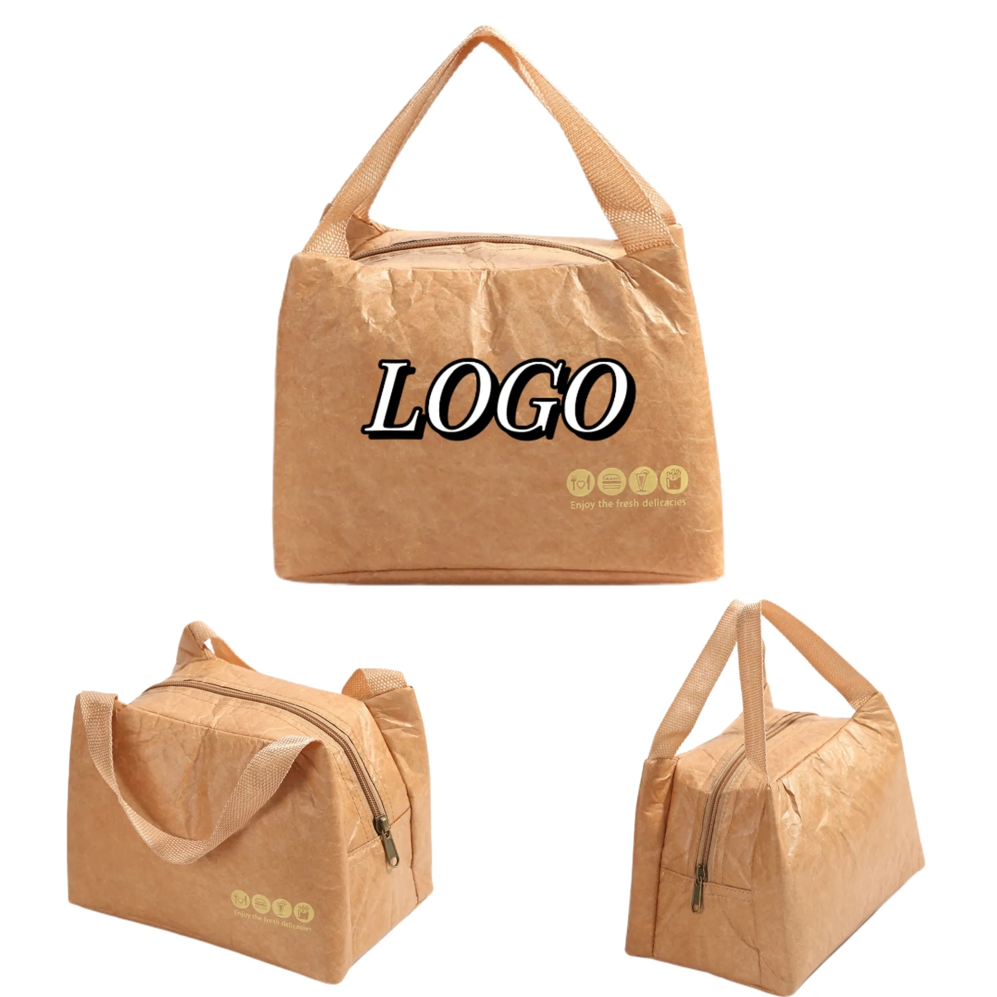 Trapezoidal Hand-held Insulated Lunch Bag 2
