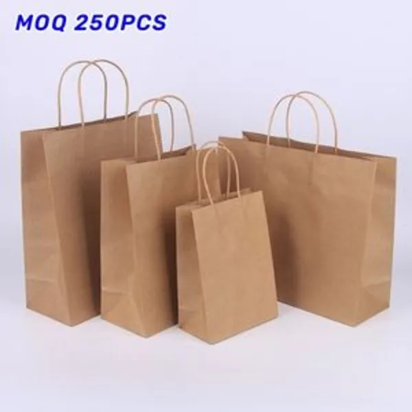 KM High Quality Cheap Brown Kraft Paper Bag 1