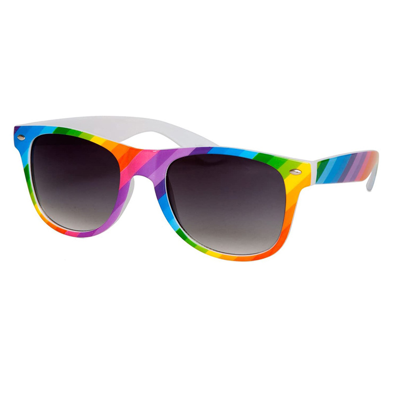 Gravity Shades Rainbow Color Rectangle Frame Sunglass 3