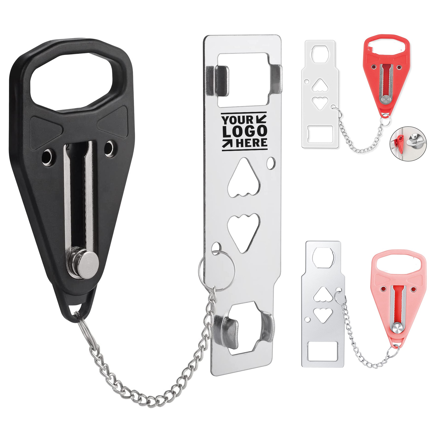 Portable Door Lock Home Security Door Locker 3