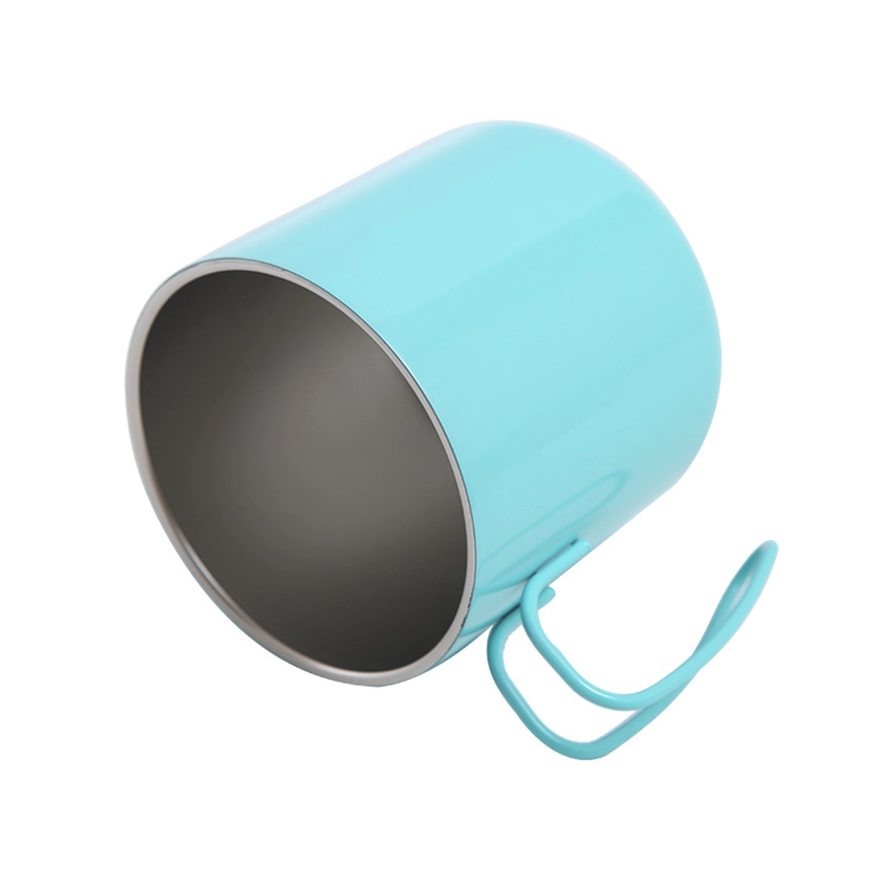 12 Oz. Stainless Steel Coffee Cup with Handle 11