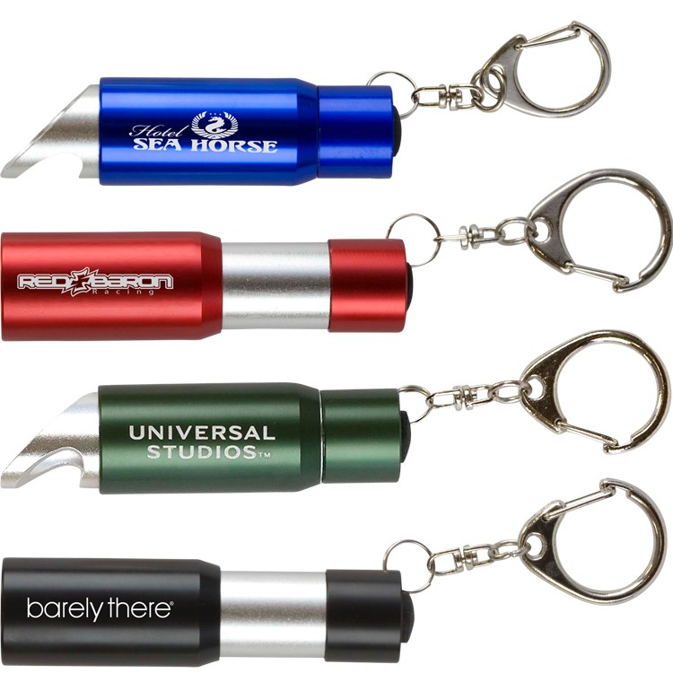LED Flashlight w/Retractable Bottle Opener 2