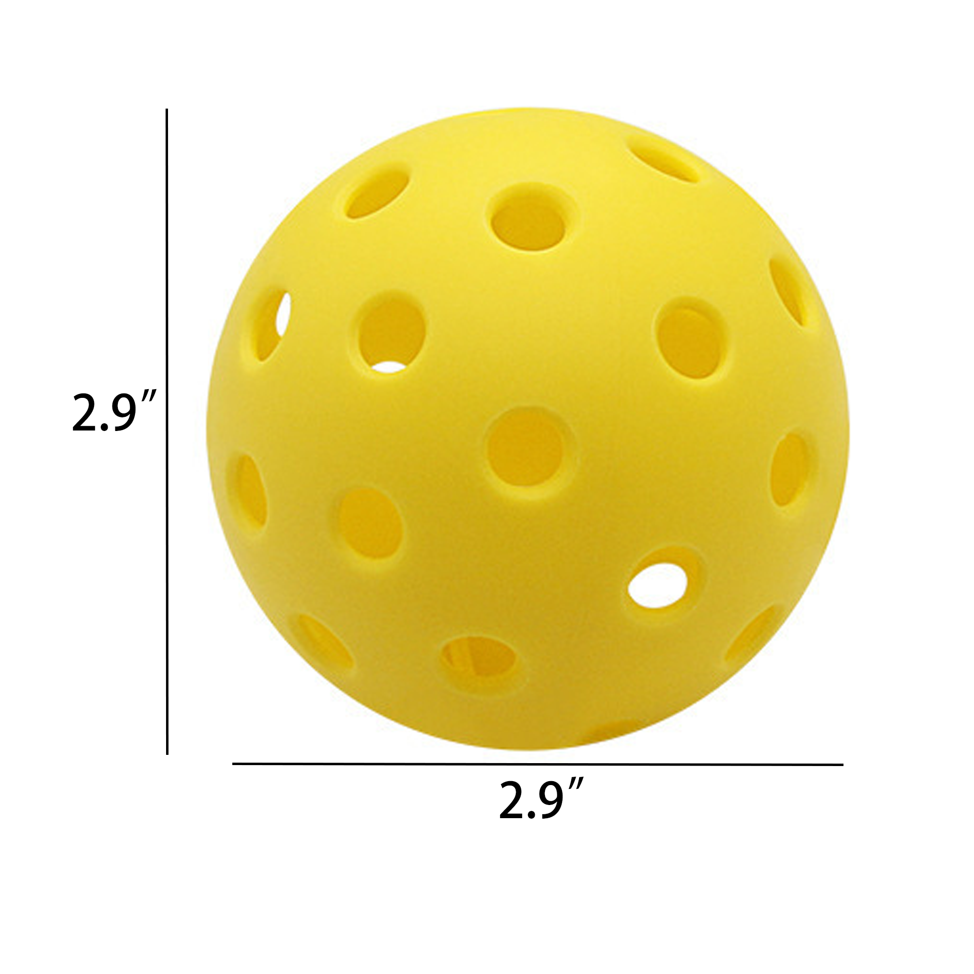 MOQ 50 Durable 40-Hole Pickleball 3