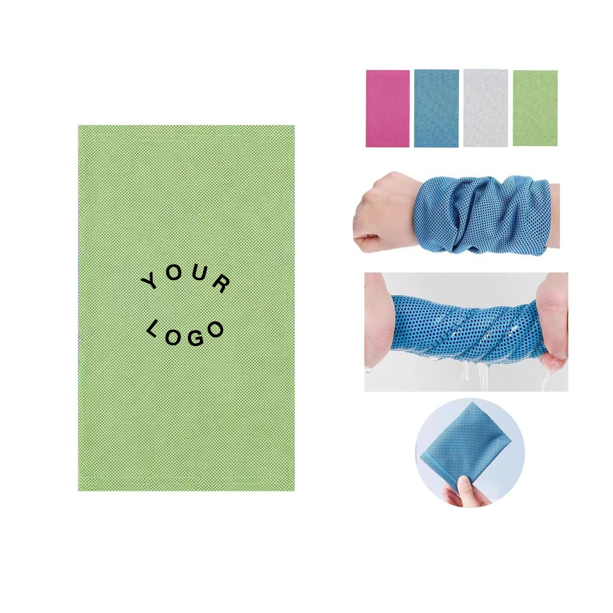 Polyester Wristband Towel with Sweat Absorbing Fabric 5