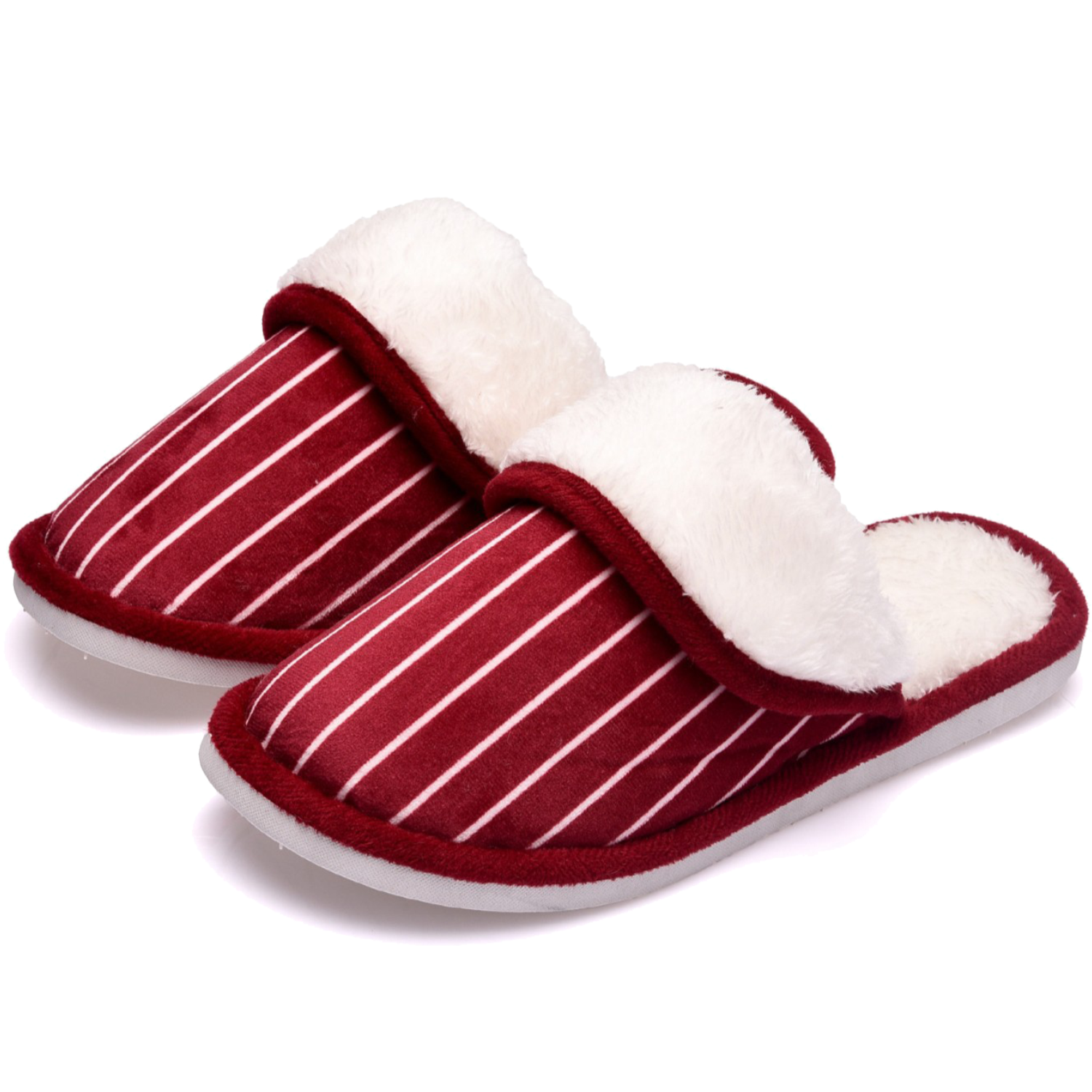 Winter Anti Slip Plush Lined Home Slippers 3