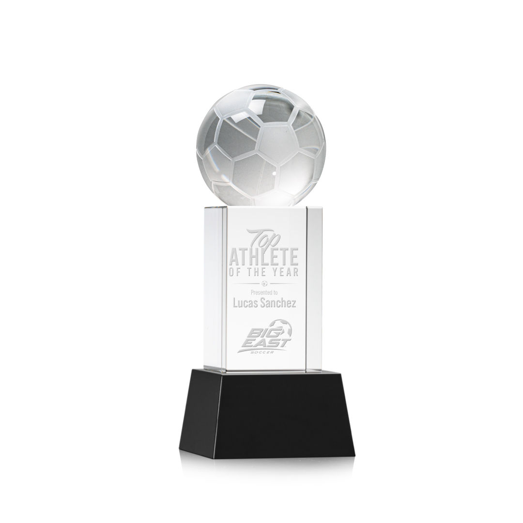 Soccer Ball Award on Belcroft Base - Black 5