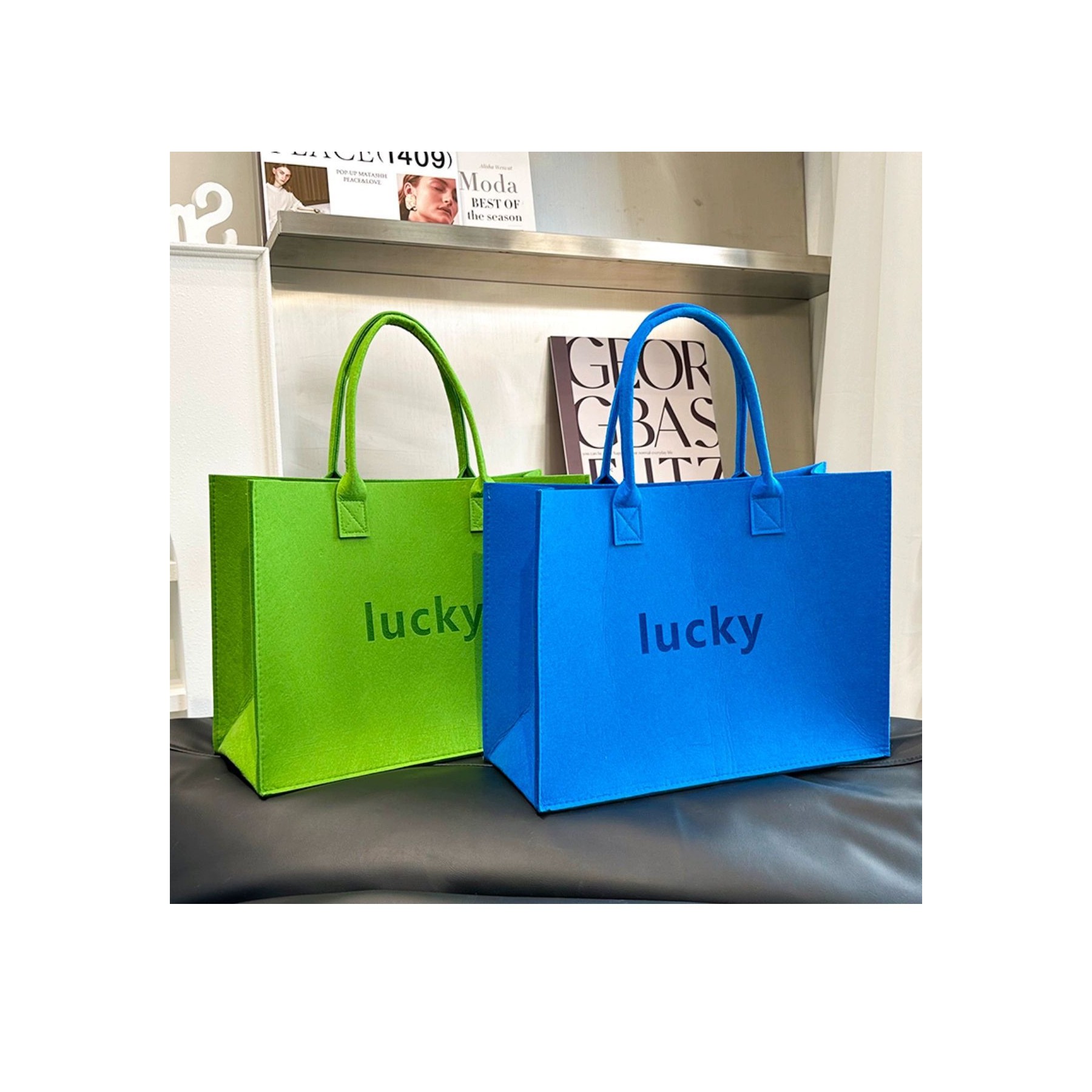 Shopping Felt Tote Bags 2