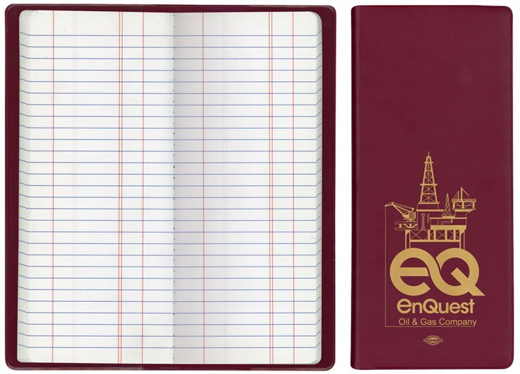 Oil & Pipe Long Tally Book-Standard Vinyl 21