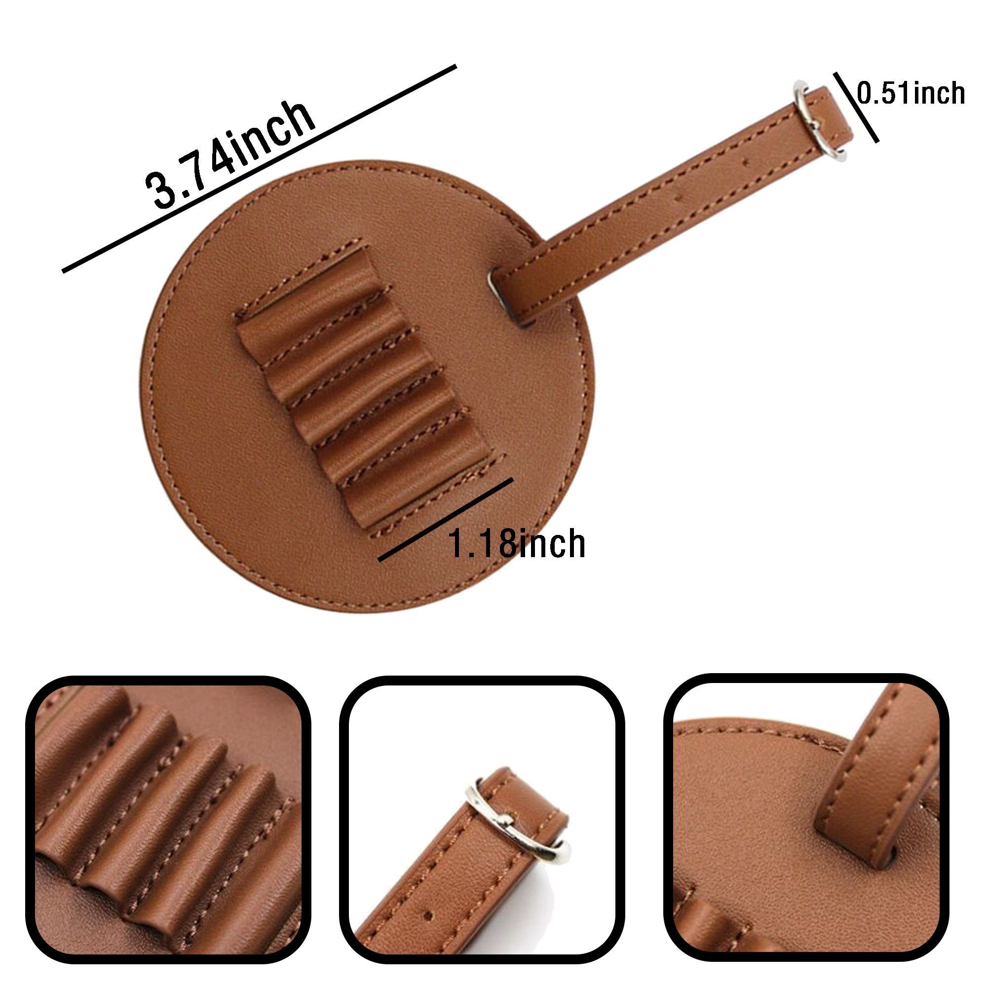 MOQ 20 PCS PU Leather Golf Tee Pouch 3