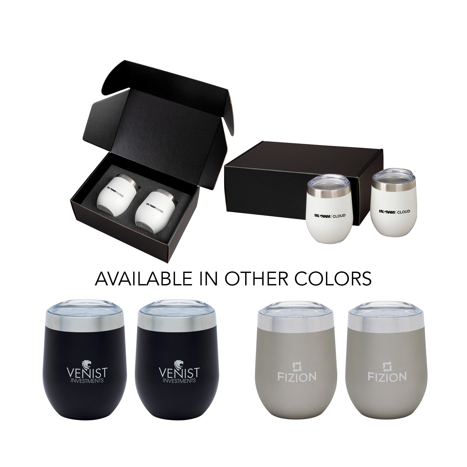 Brisbane II Two-Piece Classic Wine Tumbler Gift Set 1