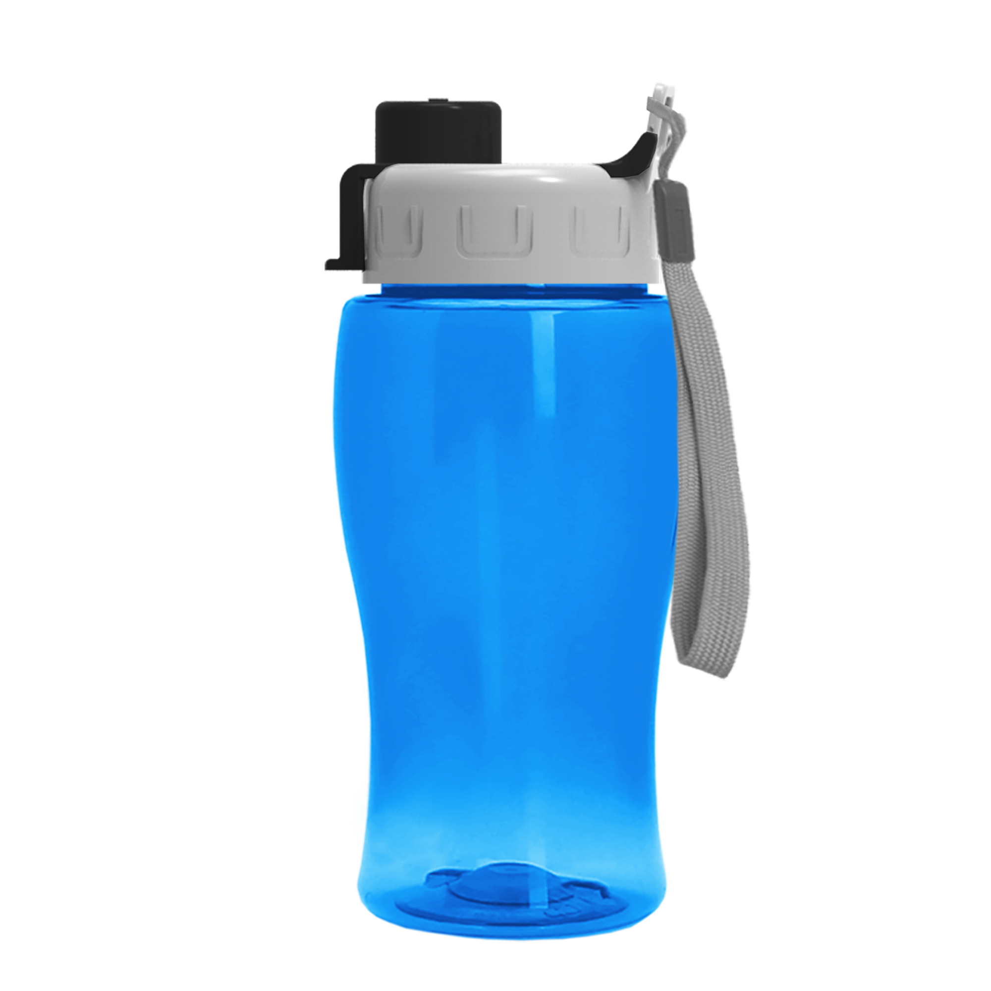 Poly-Pure Jr. - 18 oz. Transparent Bottle with Quick Snap 12