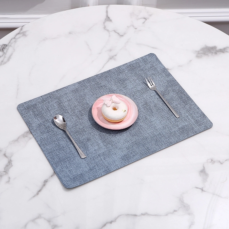 Promotional Custom Cloth Grain Leather Placemat 3