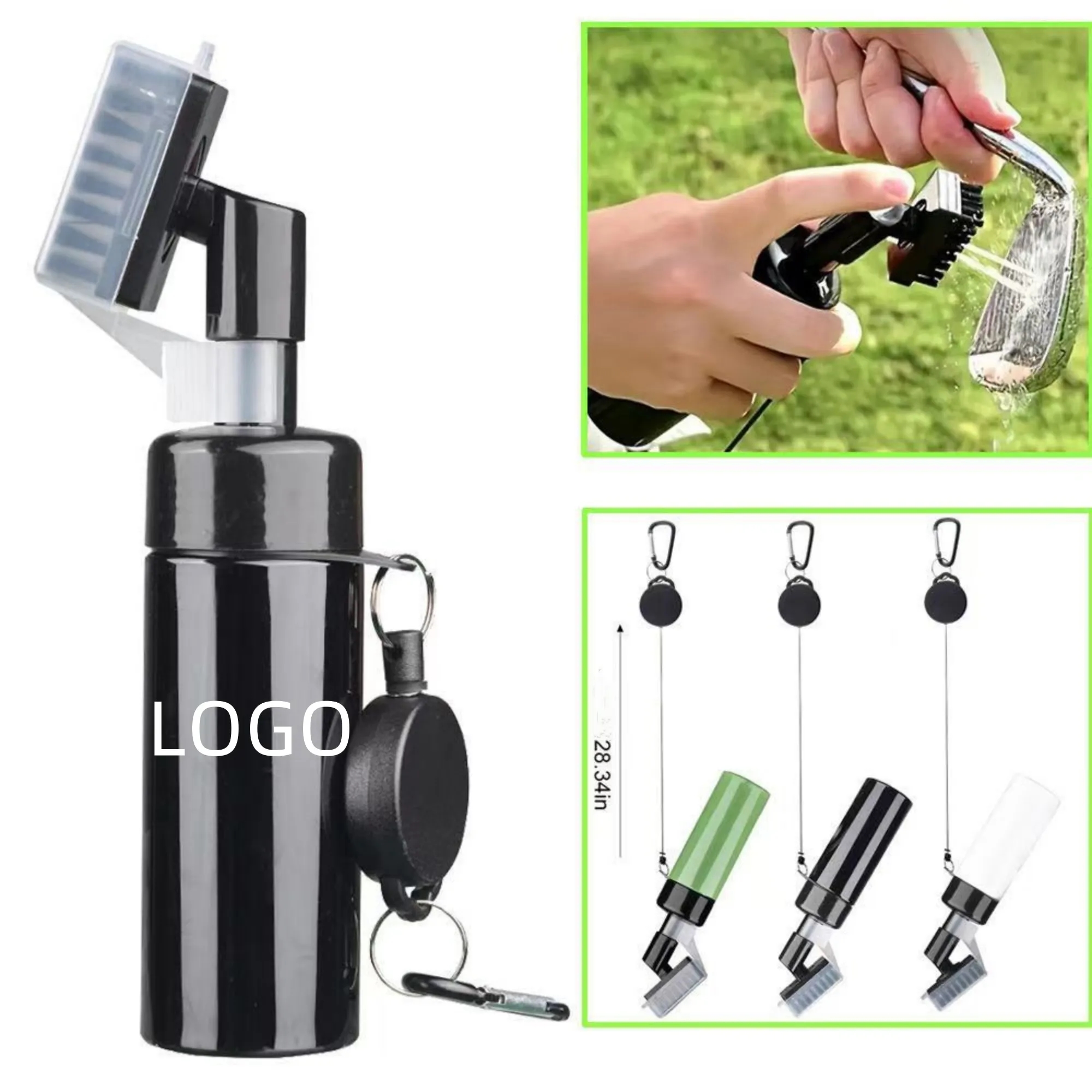 Golf Club Scrubber with Water Storage 2