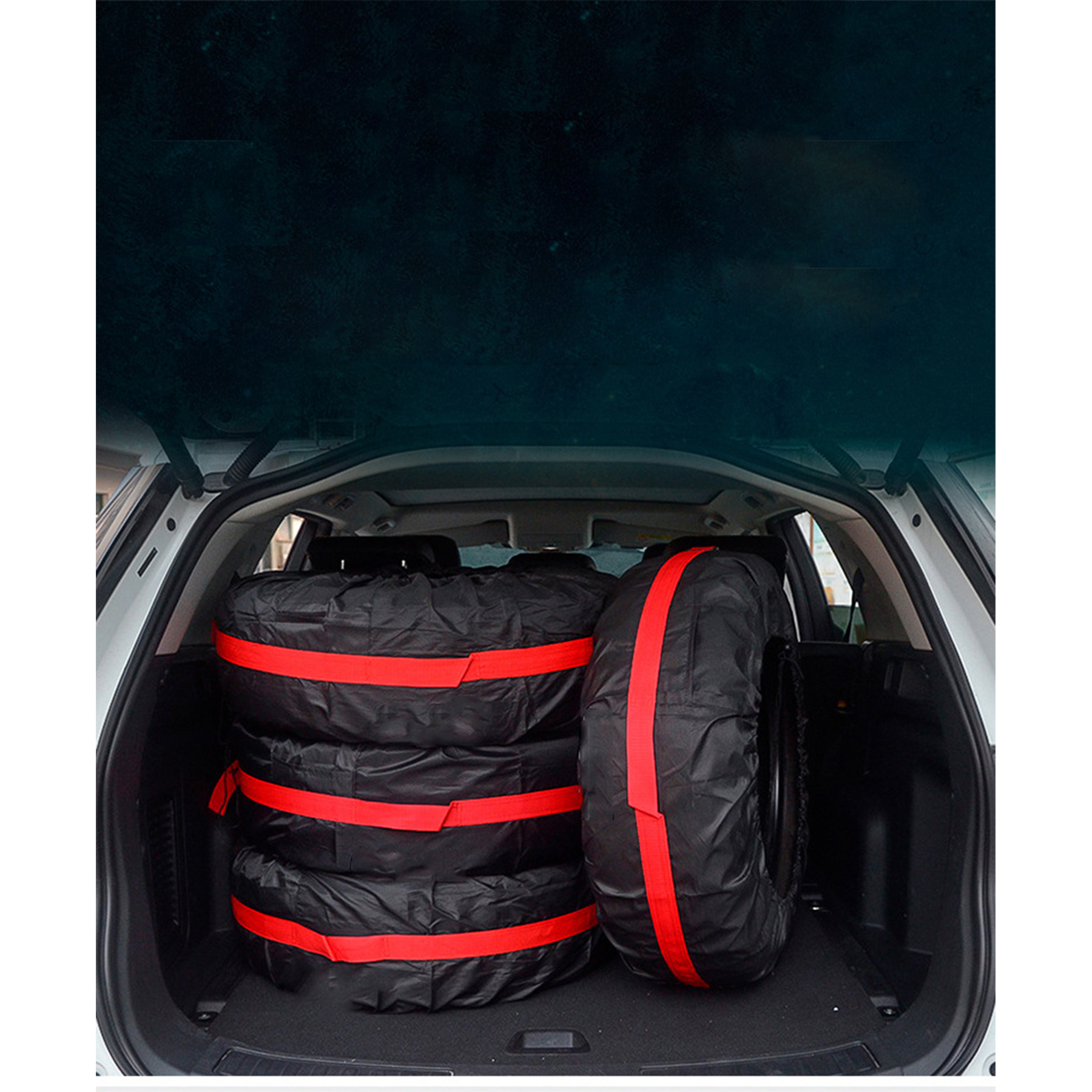 Adjustable Oxford Car Tire Cover 6